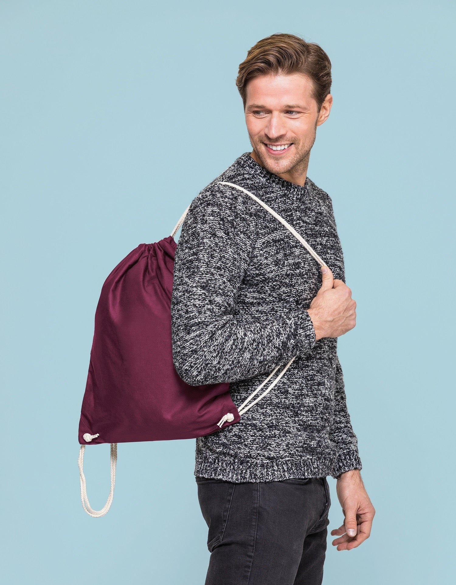 Cotton Gymsac | GRAPHITE GREY