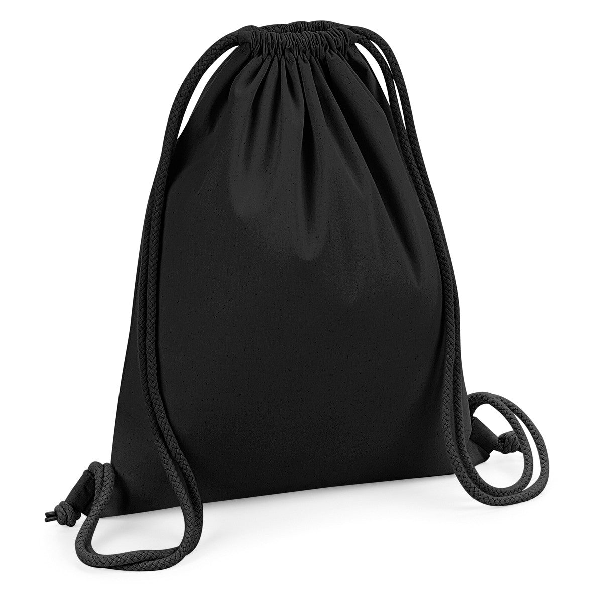 Organic Premium Cotton Gymsac | BLACK