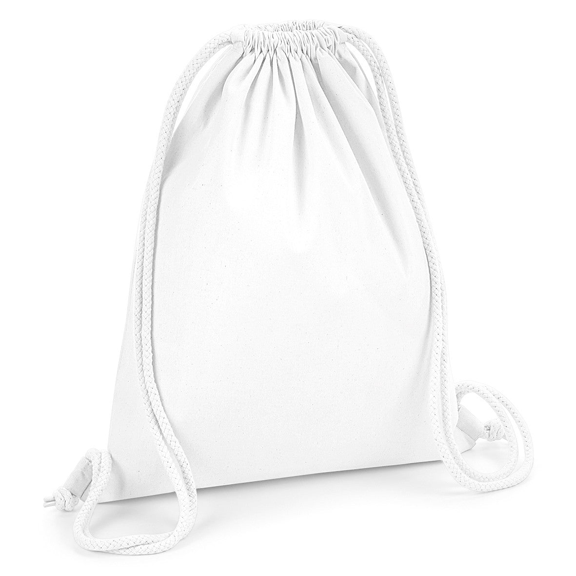 Organic Premium Cotton Gymsac | WHITE
