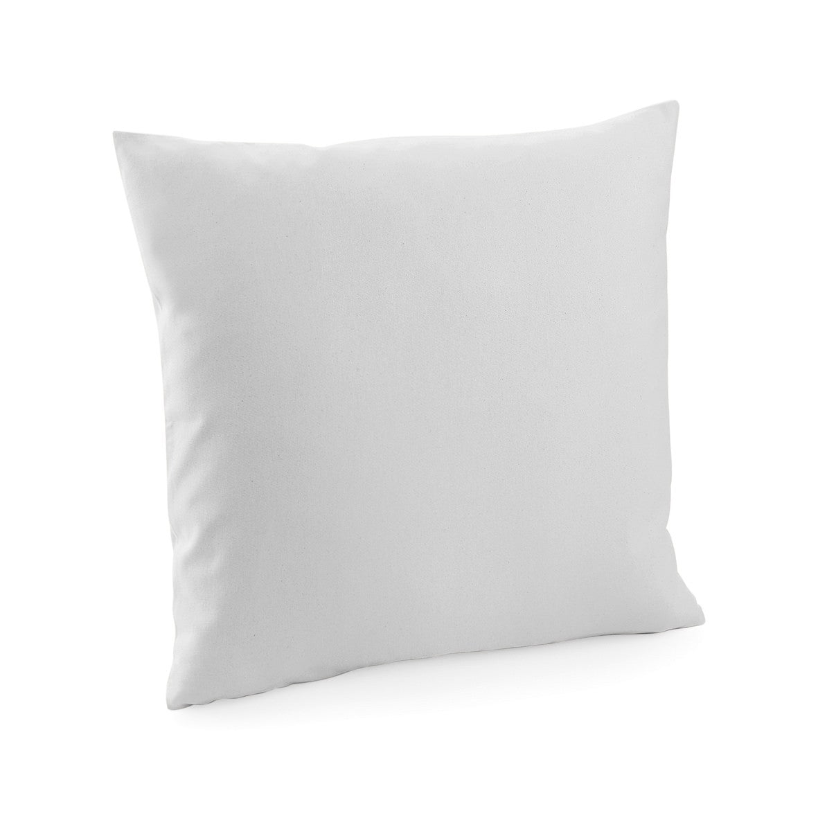 Fairtrade Cotton Canvas Cushion Cover Square | LIGHT GREY