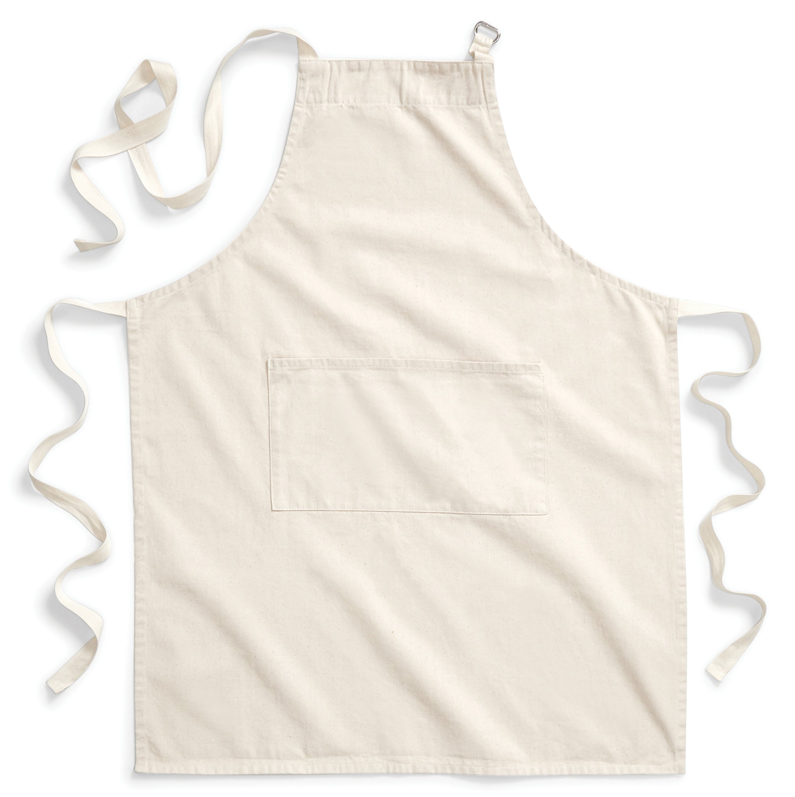 Fairtrade Cotton Adult Craft Apron | NATURAL