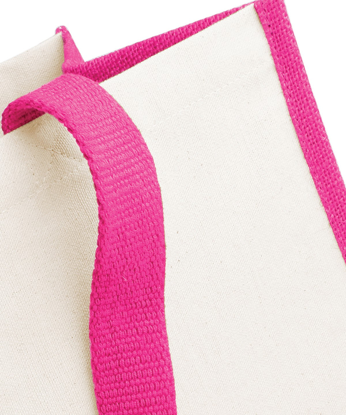 Jute Classic Shopper | NATURAL/FUCHSIA