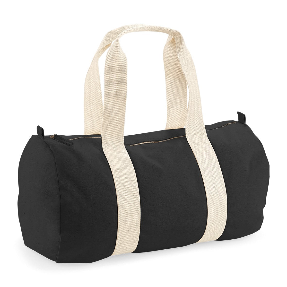 EarthAware Organic Barrel Bag | BLACK