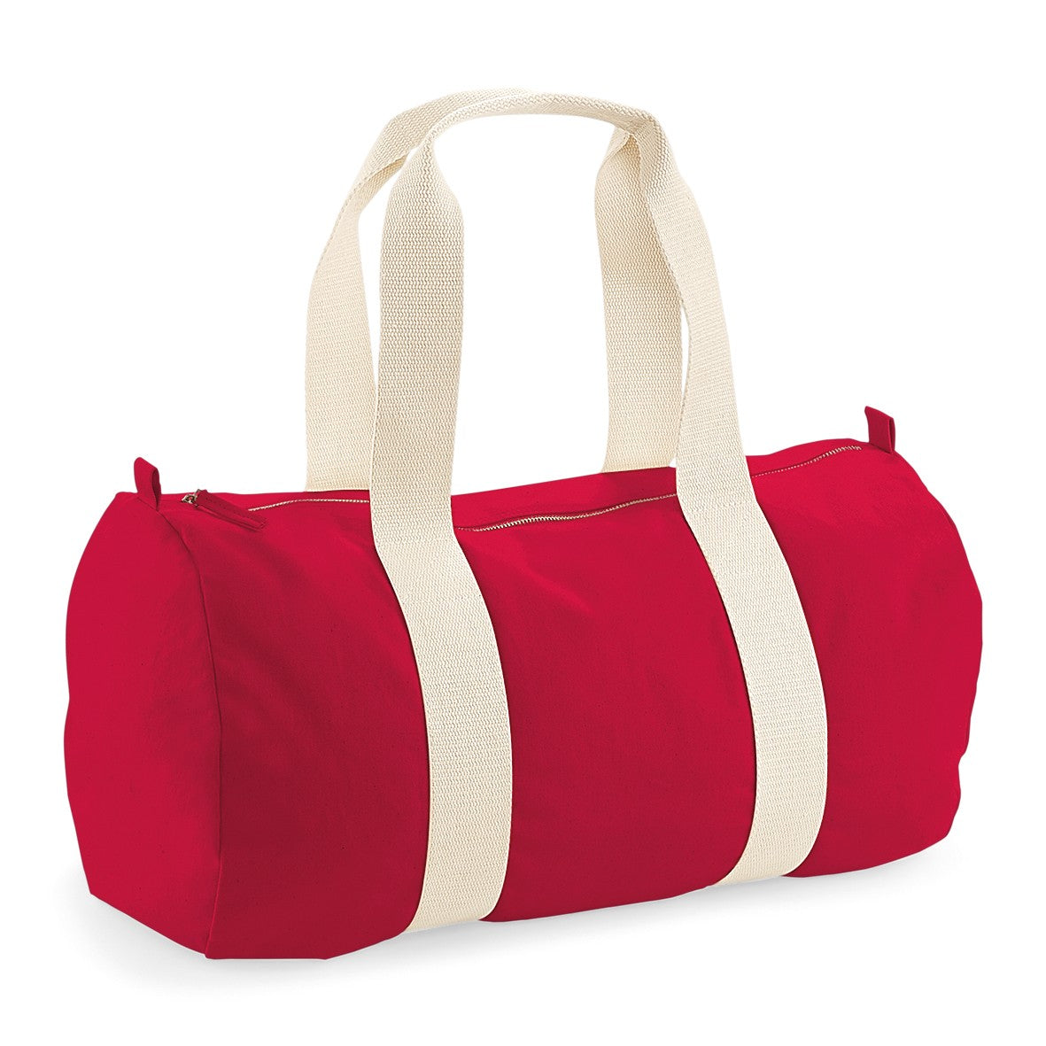 EarthAware Organic Barrel Bag | CLASSIC RED