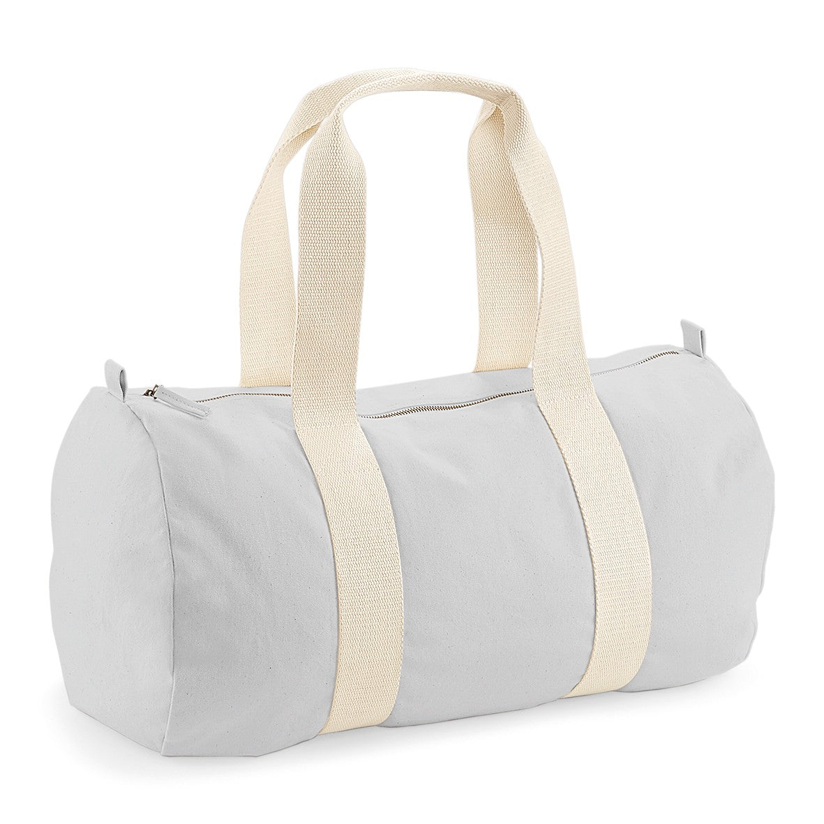EarthAware Organic Barrel Bag | LIGHT GREY