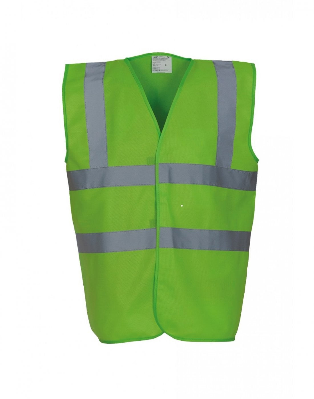 Hi-Vis Two Band And Braces Waistcoat | LIME