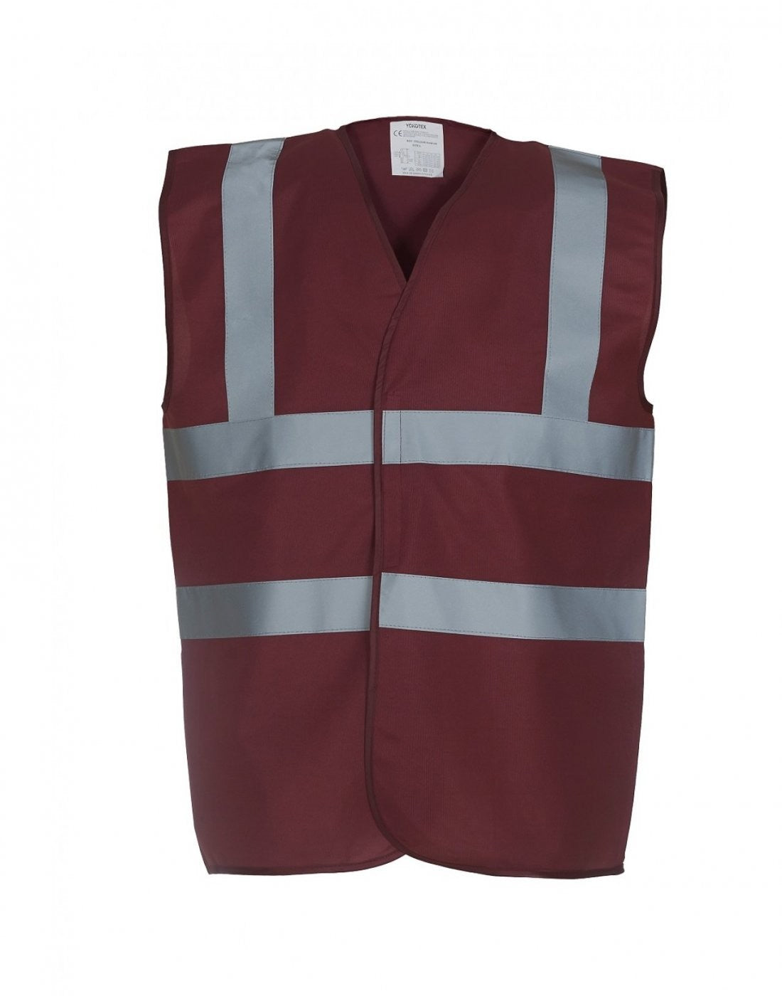 Hi-Vis Two Band And Braces Waistcoat | MAROON