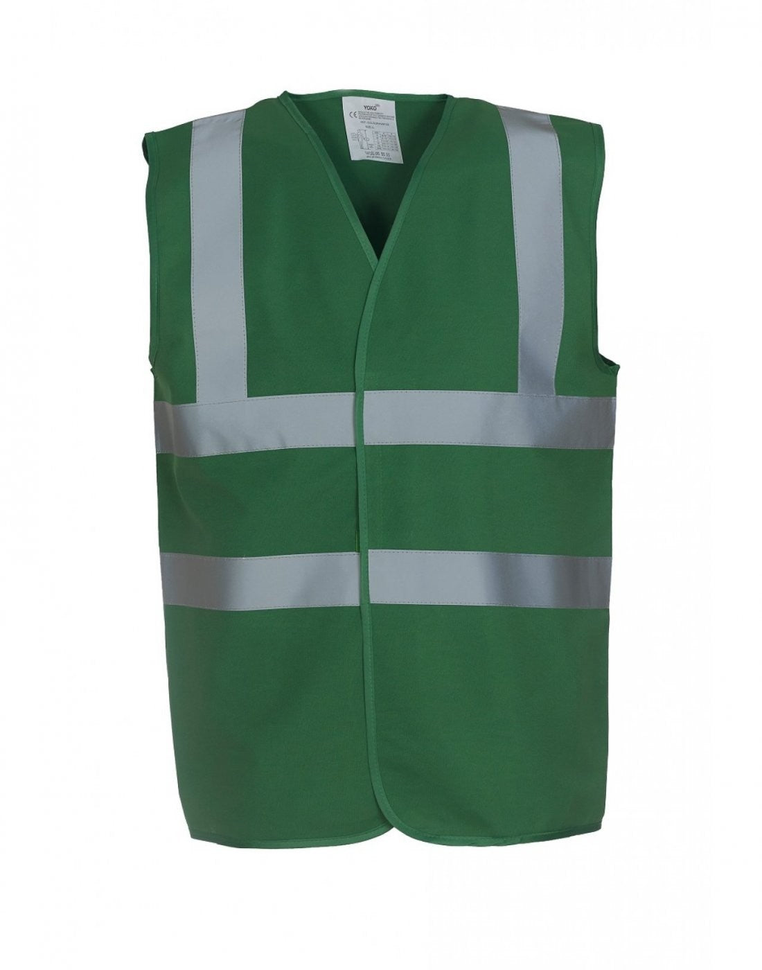 Hi-Vis Two Band And Braces Waistcoat | PARAMEDIC GREEN