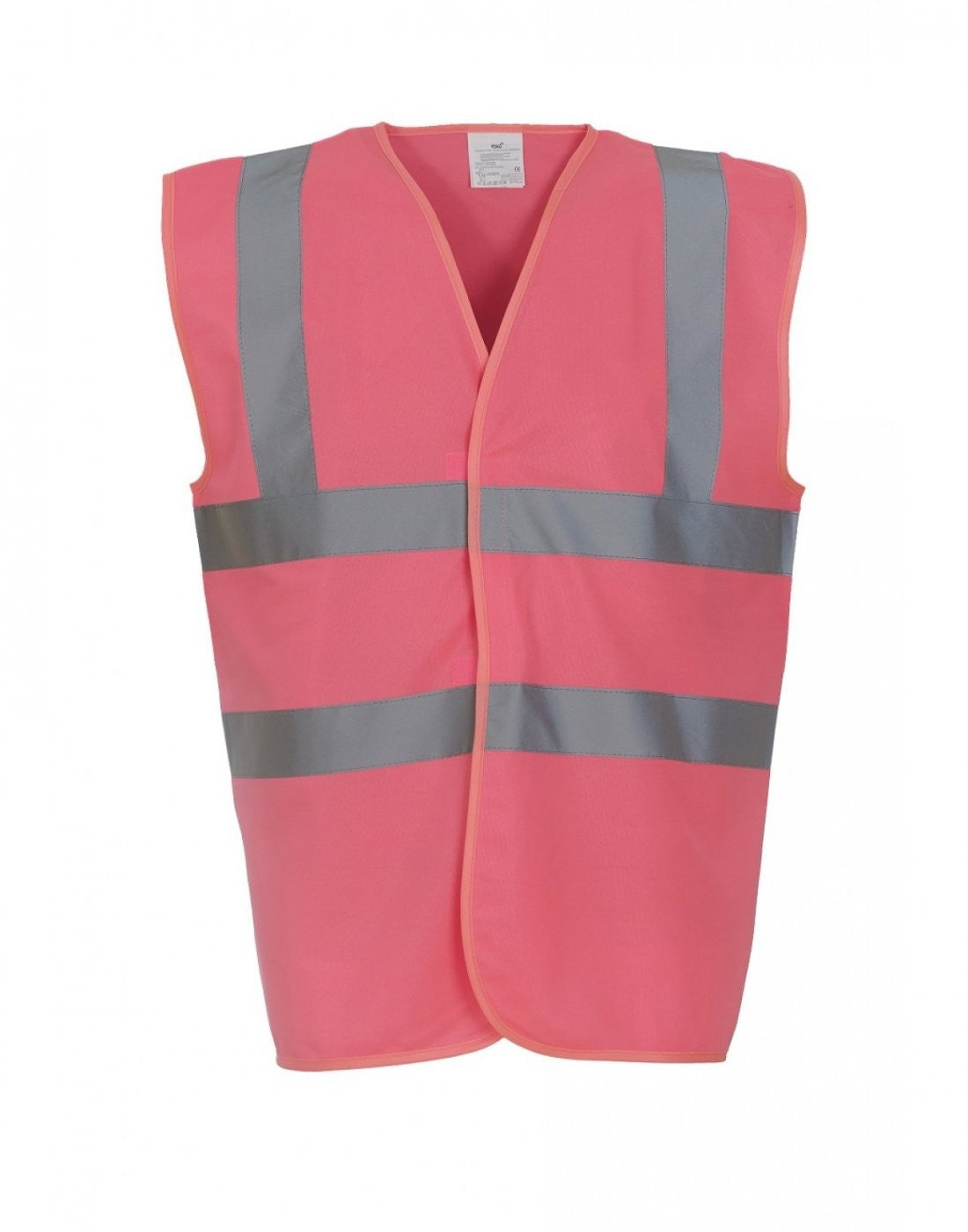 Hi-Vis Two Band And Braces Waistcoat | PINK