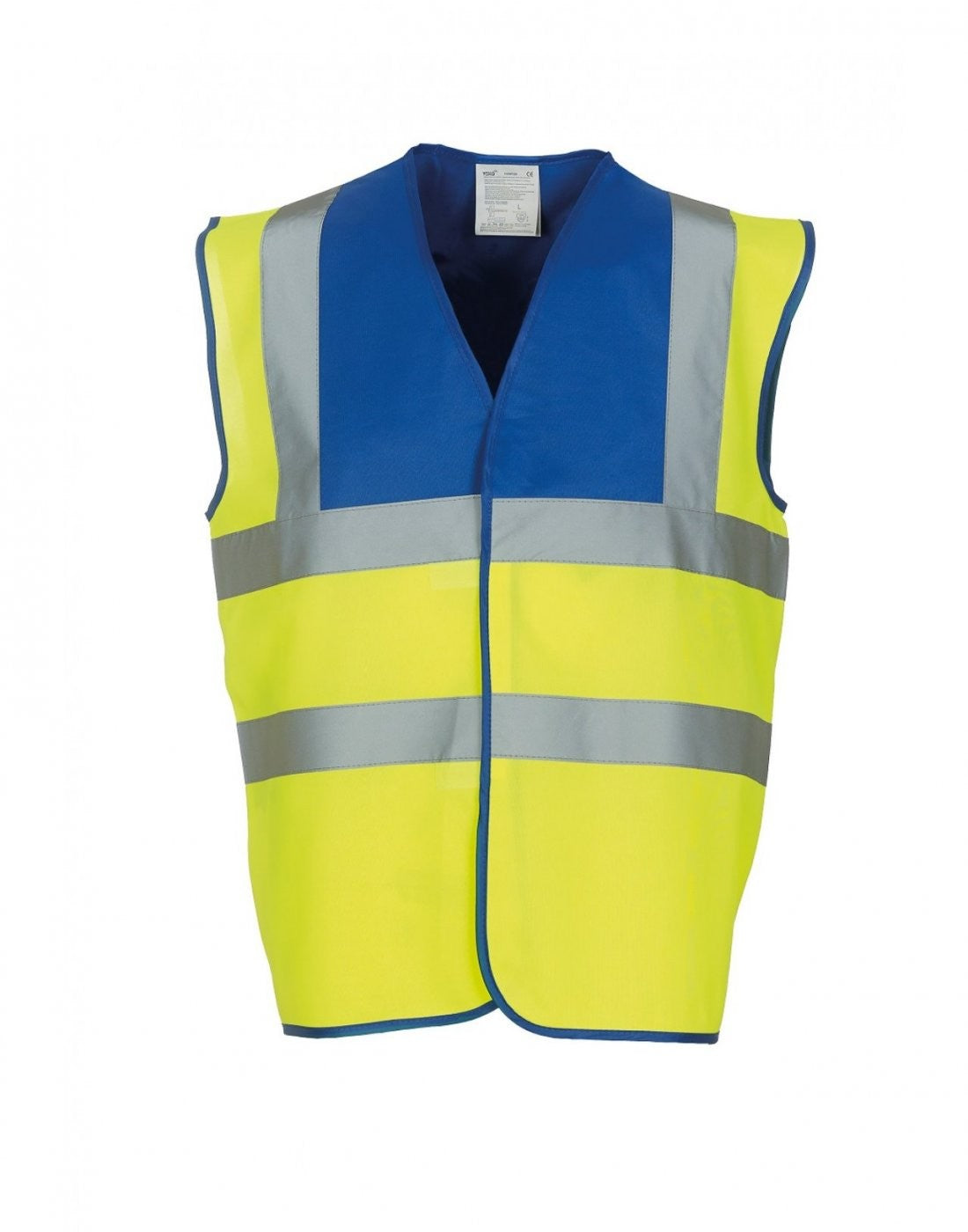 Hi-Vis Two Band And Braces Waistcoat | ROYAL YOKE/YELLOW