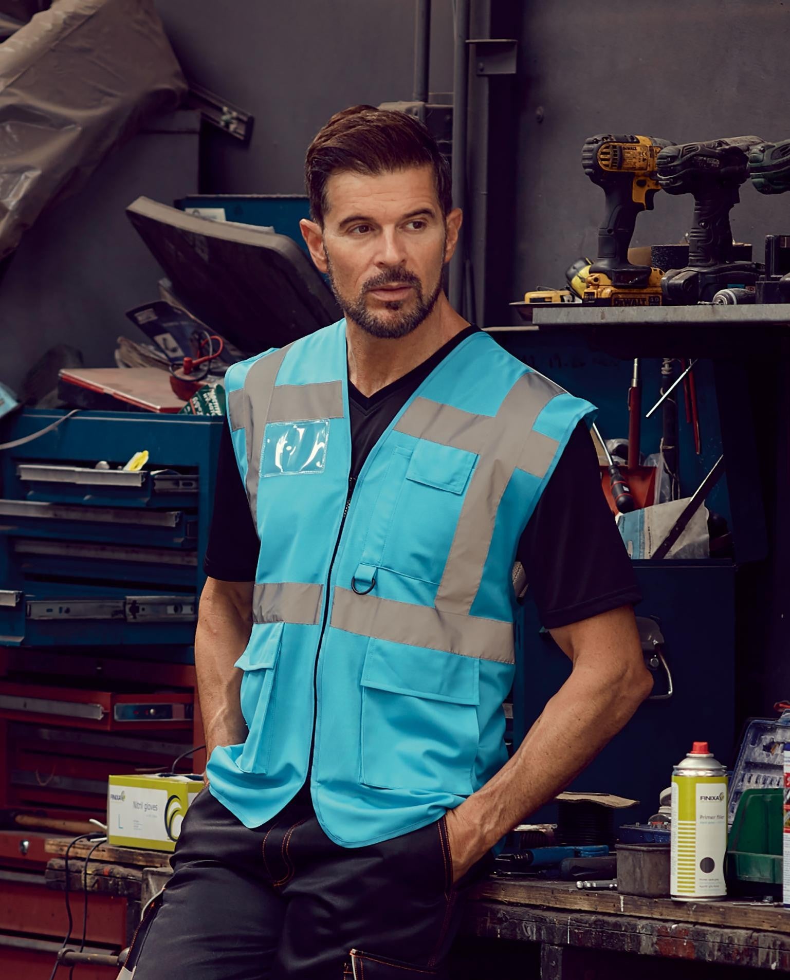 Multi-functional Executive Waistcoat | PARAMEDIC GREEN/YELLOW