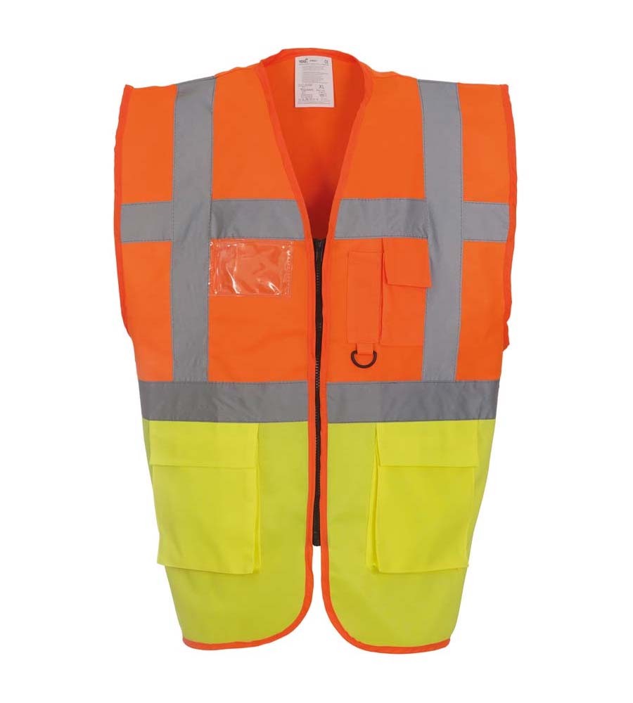 Multi-functional Executive Waistcoat | ORANGE/YELLOW
