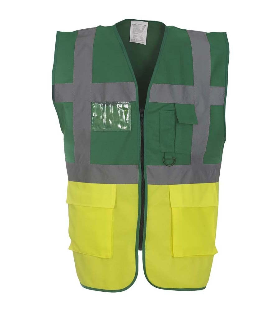 Multi-functional Executive Waistcoat | PARAMEDIC GREEN/YELLOW