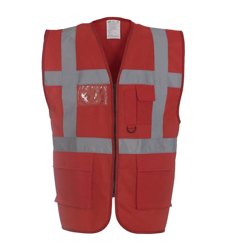 Multi-functional Executive Waistcoat | RED