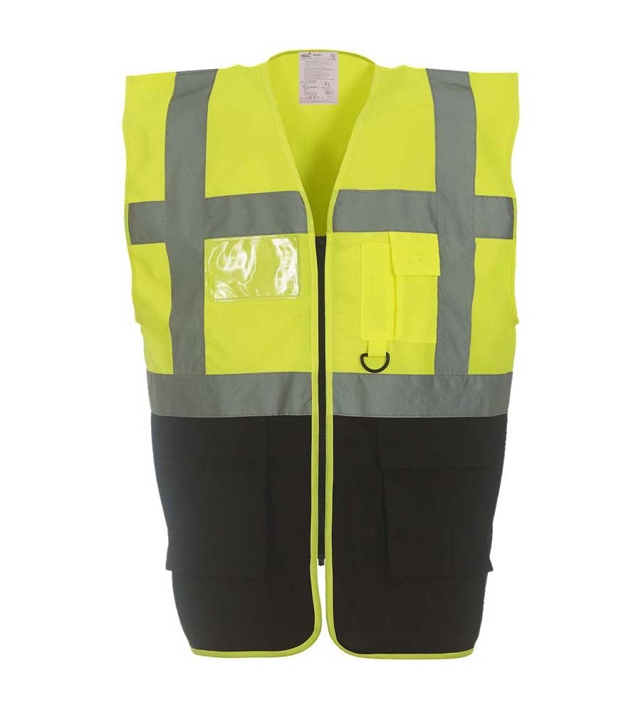 Multi-functional Executive Waistcoat | YELLOW/BLACK