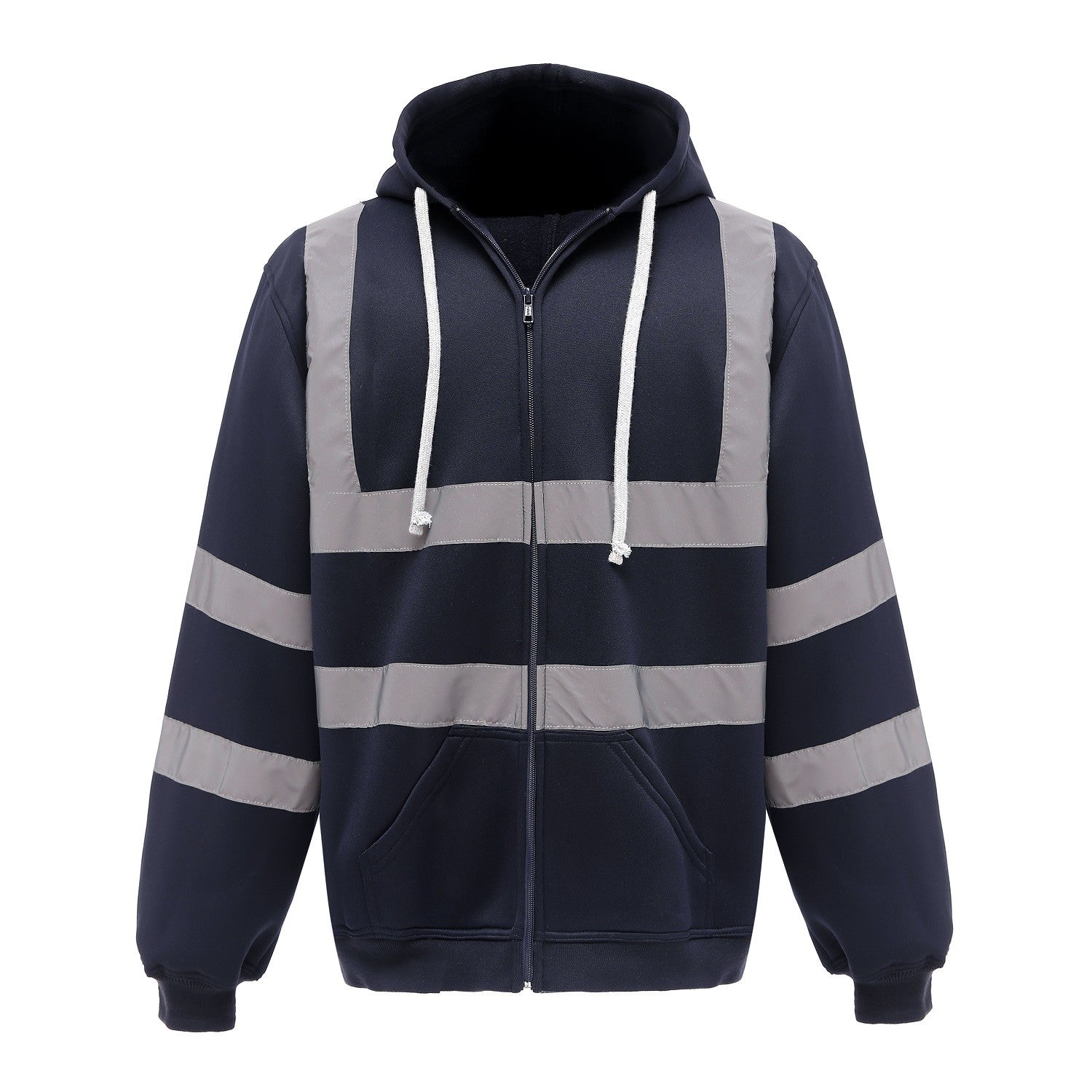 Hi-Vis Zip Hoodie | NAVY
