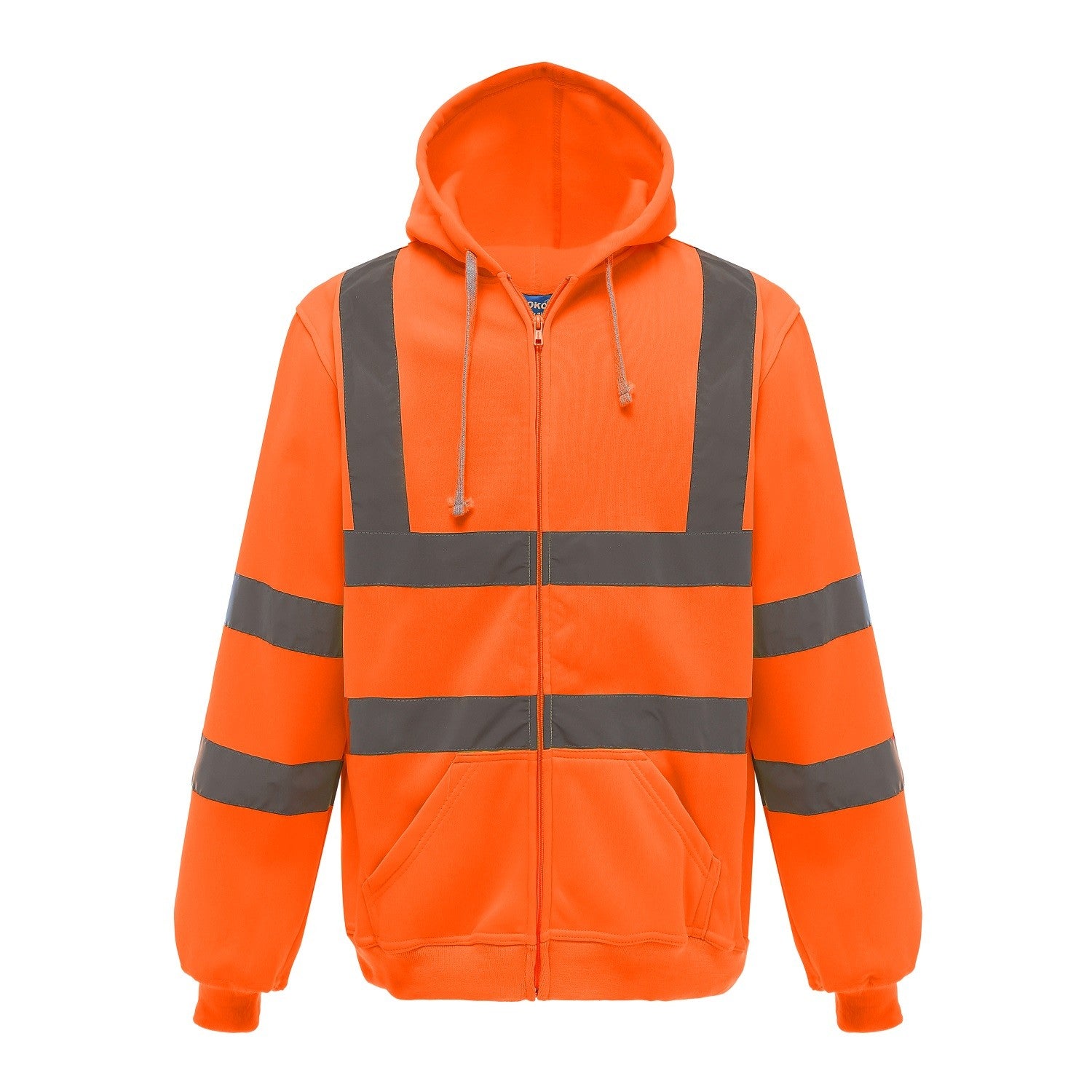 Hi-Vis Zip Hoodie | ORANGE