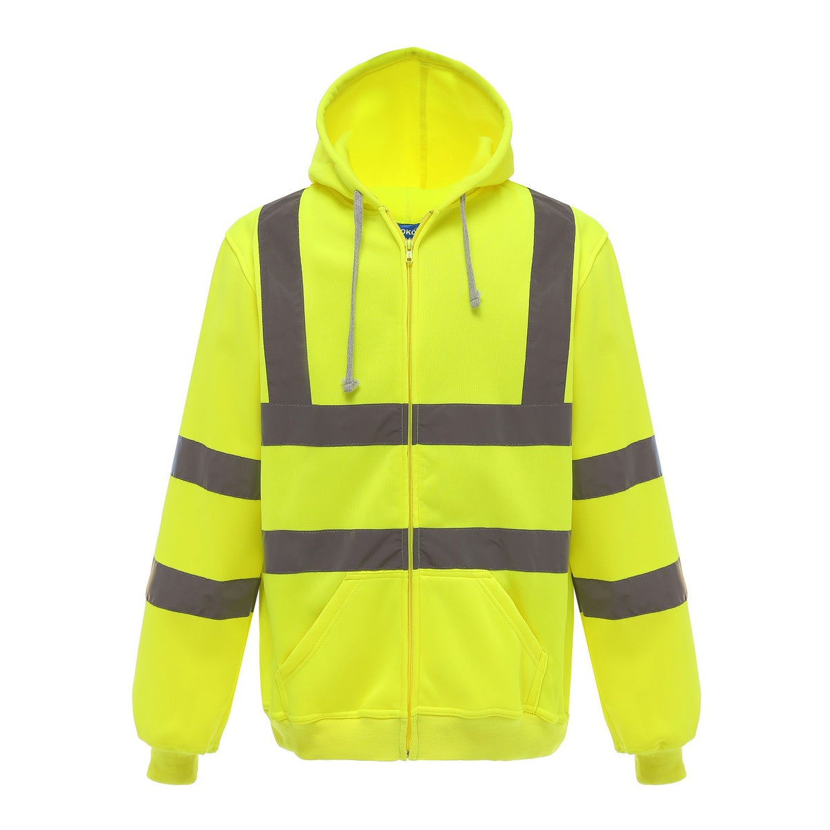 Hi-Vis Zip Hoodie | YELLOW