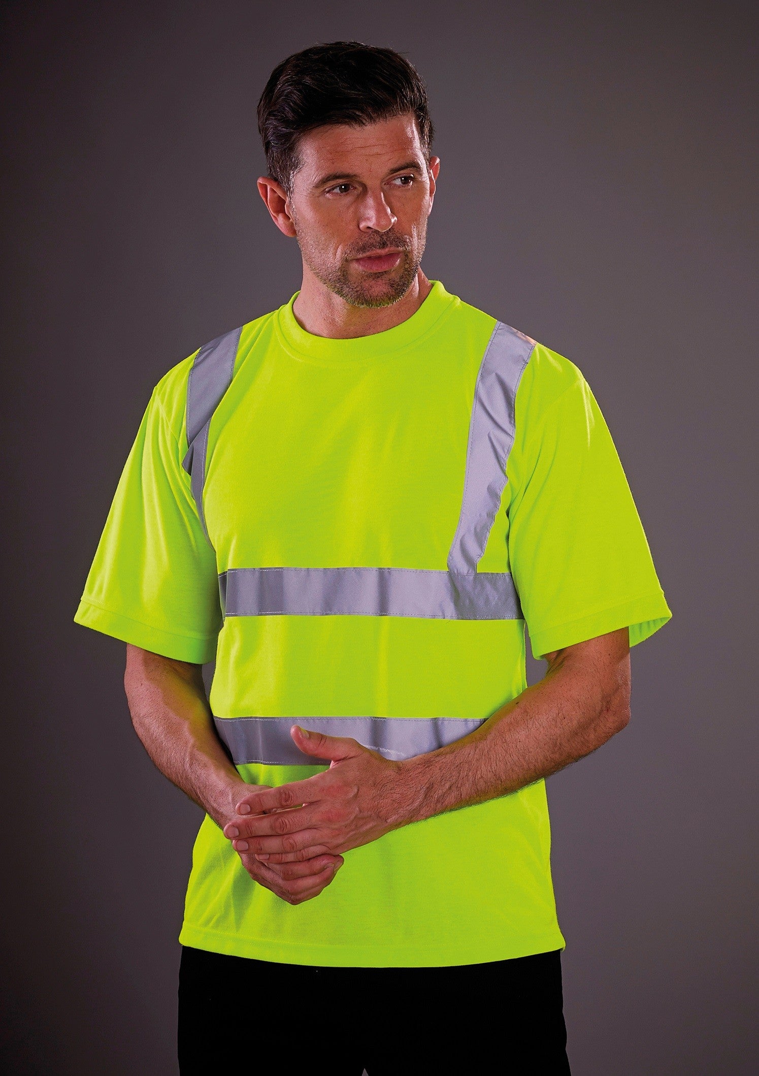 Hi-Vis Short Sleeve T-Shirt | NAVY
