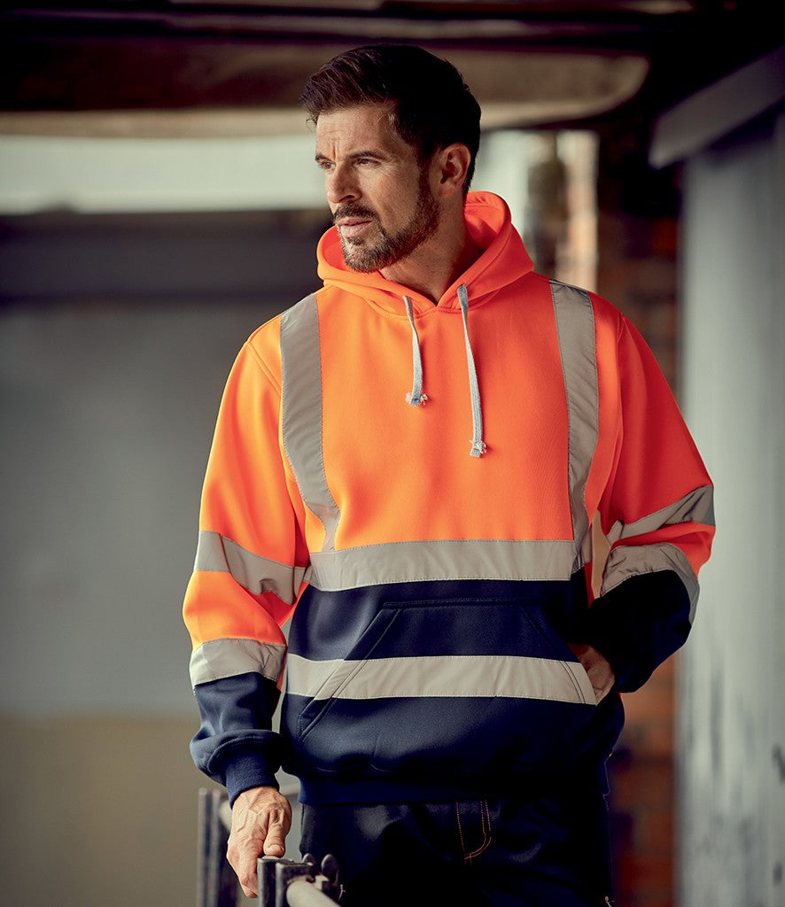 Hi-Vis Pull Over Hoodie | BLACK