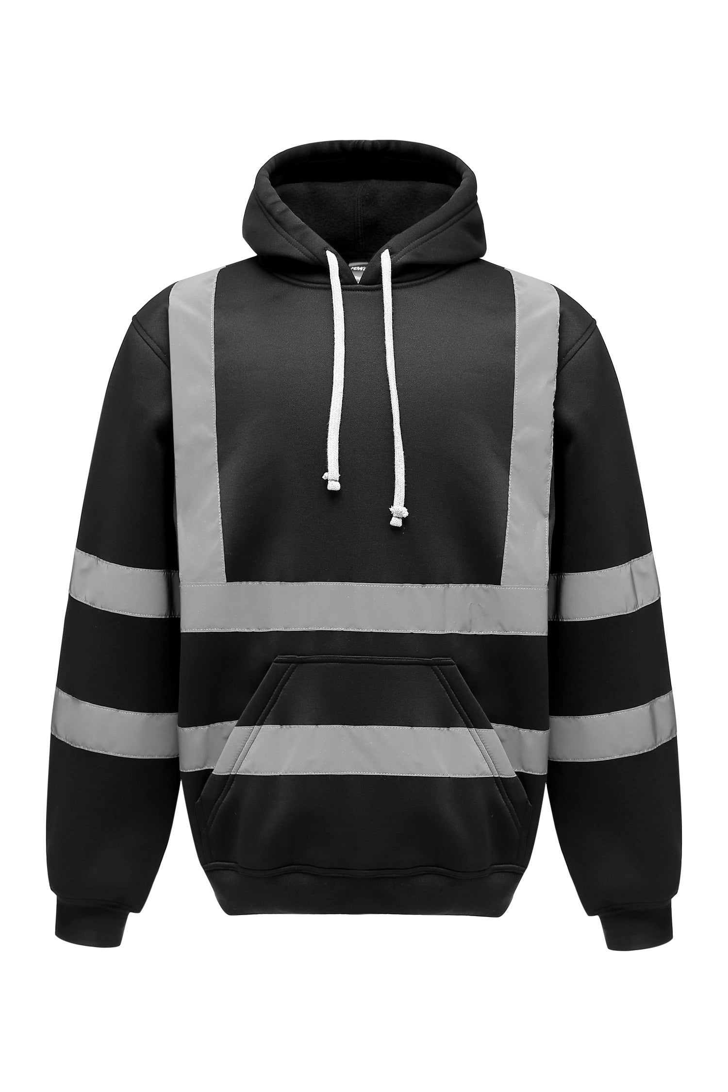 Hi-Vis Pull Over Hoodie | BLACK