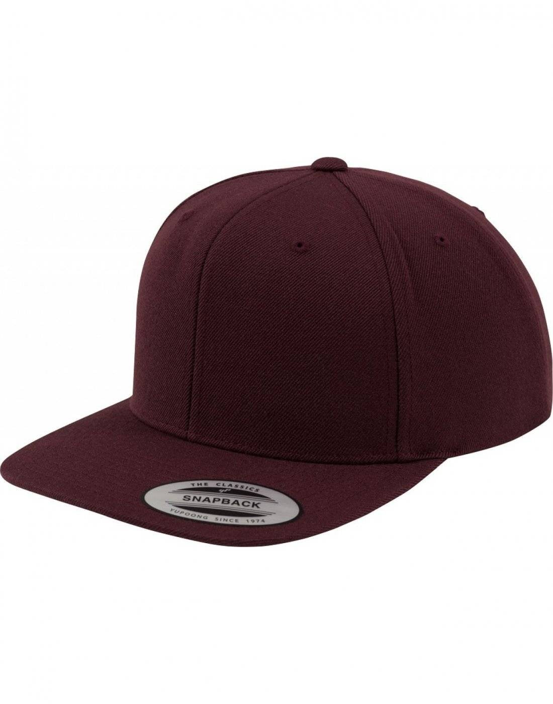 The Classic Snapback | MAROON/MAROON