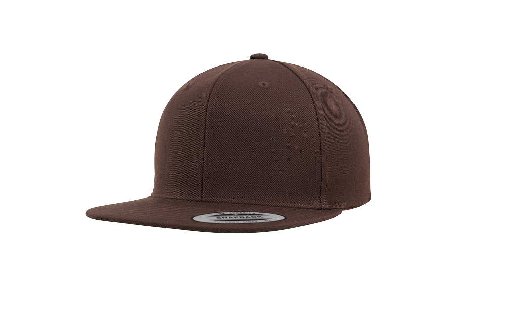 The Classic Snapback | BROWN (GREEN UNDERPEAK)