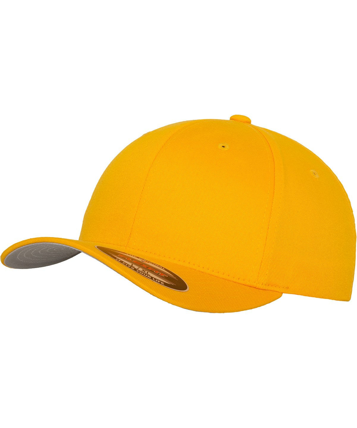 Flexfit Fitted Baseball Cap | GOLD (SILVER UNDERPEAK)