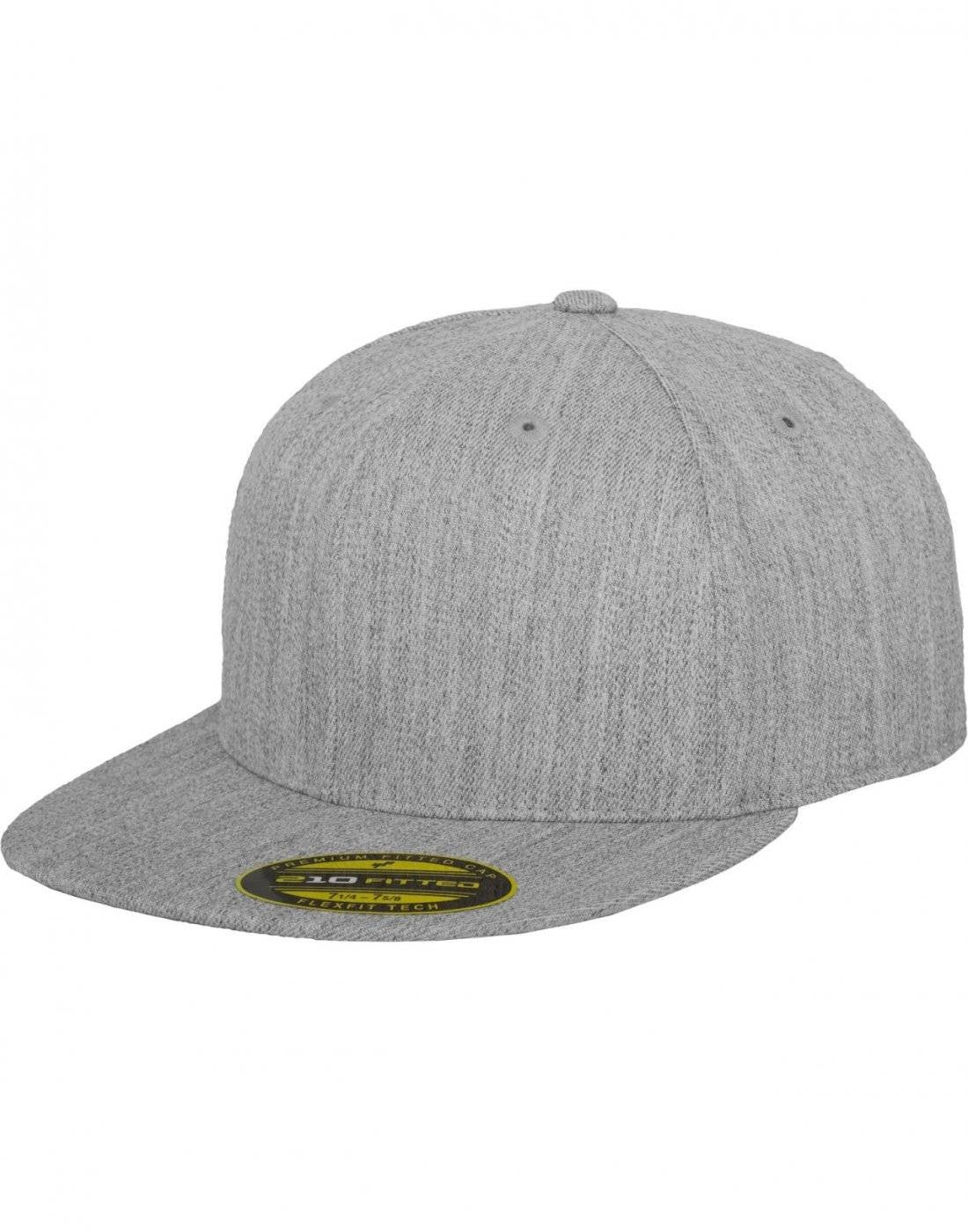 Premium 210 Fitted Cap | HEATHER GREY